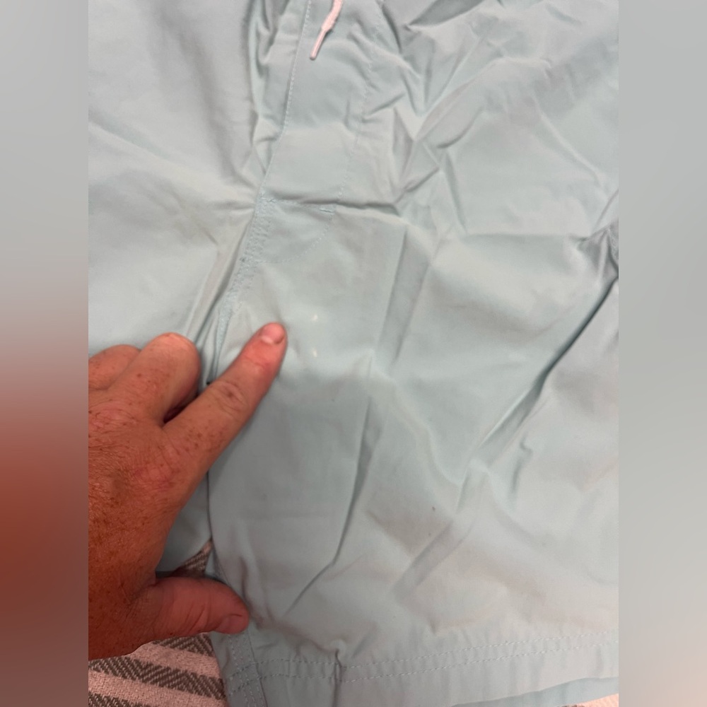 J. Crew Aqua Swim Trunks Size 34 - Picture 3 of 5